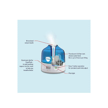 Vicks Humidifier VUL505E1MINI COOL MIST-10008474