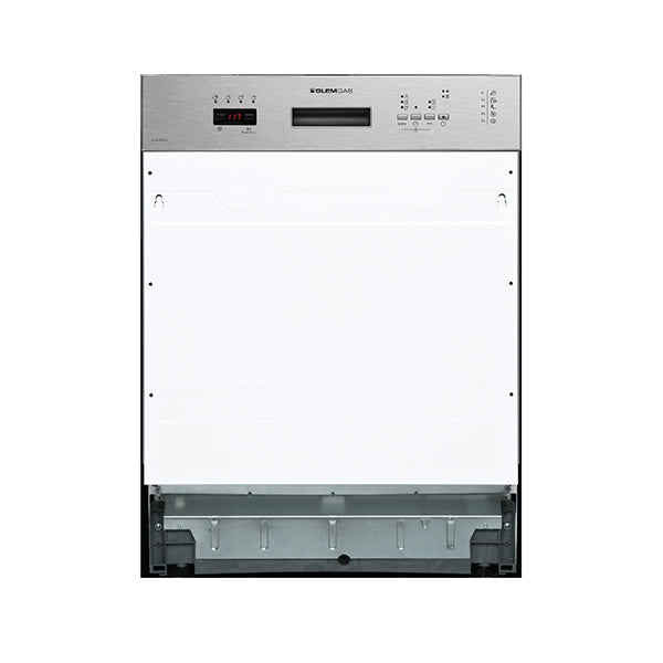Glemgas Built-In Dishwasher, 13 Place Setting, GLVDWSI20, Control Panel - Dark Silver