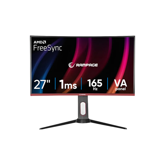 شاشة ألعاب كمبيوتر منحنية مقاس 27 بوصة