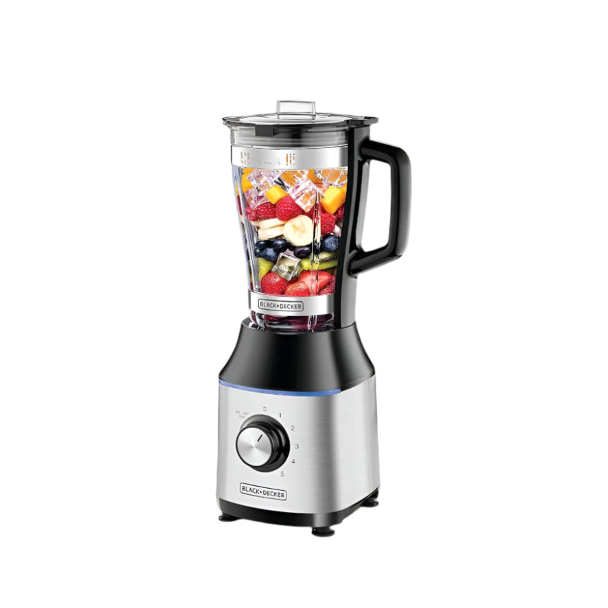 BLACK+DECKER High Speed Premium Blender with Glass Jar 700W, 1.75L
