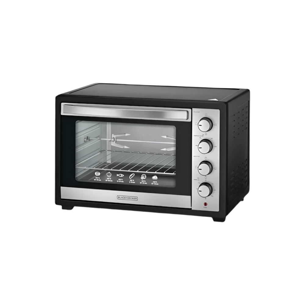 BLACK+DECKER Electric Oven with Rotisserie & Double Glass Door 2000 W, 50L