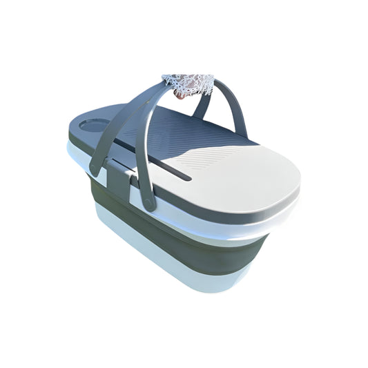 دلو قابل للطي للاستخدام الخارجي