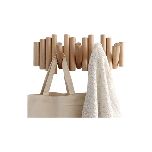 خطافات تعليق المعاطف المثبتة على الحائط على شكل سياج فني حديث