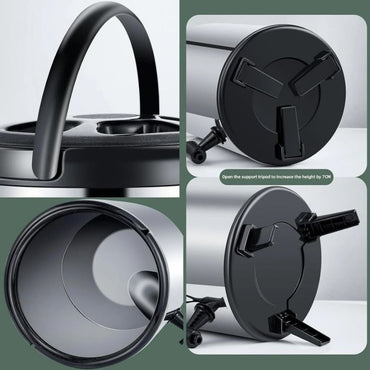 12L Triple-Layer Stainless Steel Beverage Dispenser with 304 Steel Liner, Foldable Tripod Stand, -30°C to 150°C Heat-Cold Resistance & Long-Hour Thermal Preservation for Tea, Coffee, Milk & Juice