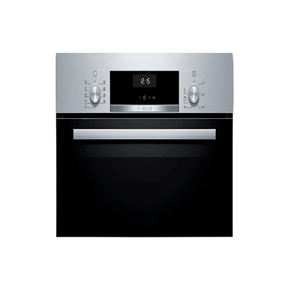 Bosch Built-in Oven 60cm Series 4, HBJ538ES0M - Stainless Steel/Black
