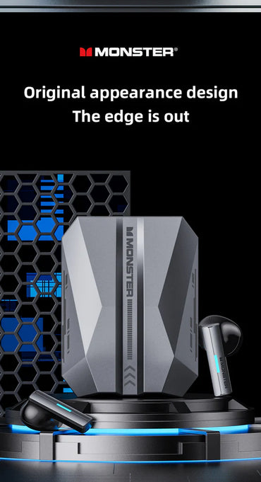 Monster XKT11 Wireless Earbuds – Silver