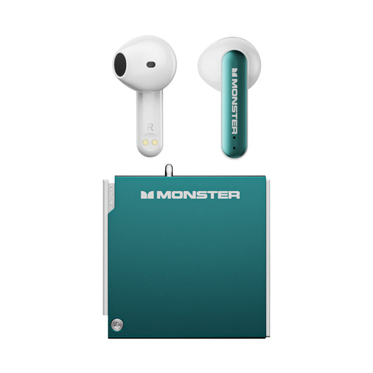 Monster XKT17 Wireless Headset – White / Green