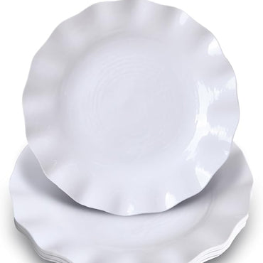 Opal Luxurious 12-Piece Glassware Dessert Plates Set