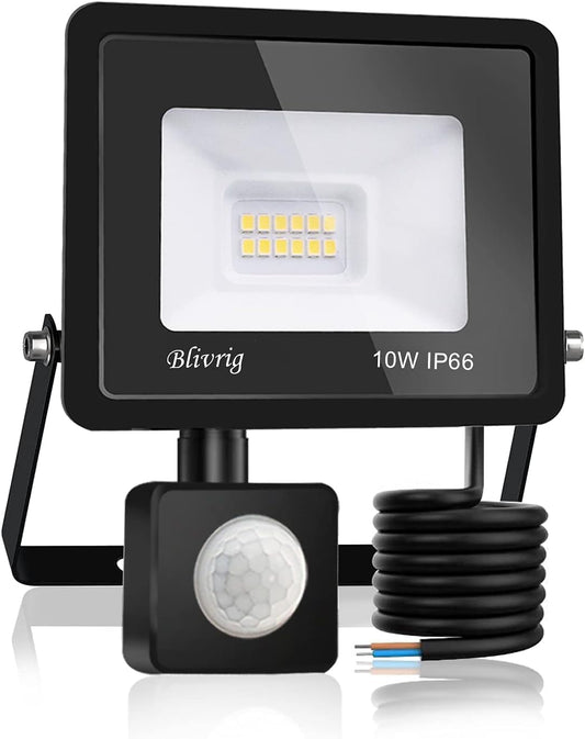 Blivrig led Spotlight with Motion Detector
