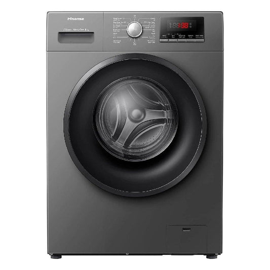 Hisense Front Load Washer, 8KG - Titanium Gray