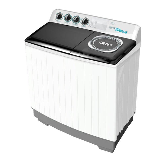 غسالة ونسا بحوضين سعة غسيل 10 كجم - أبيض