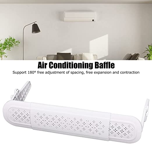 Air Conditioning Windshield Deflector Cover with 180° Adjustable Free Expansion for Home & Office