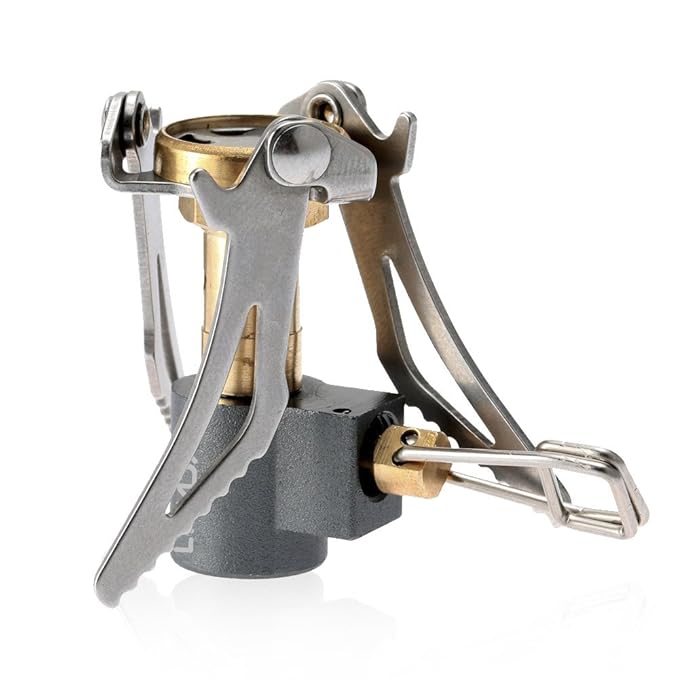 Mini Portable 3000W Foldable Camping Gas Stove – Lightweight Stainless Steel, Copper & Aluminum Alloy Outdoor Burner for Picnic & Emergency Cooking