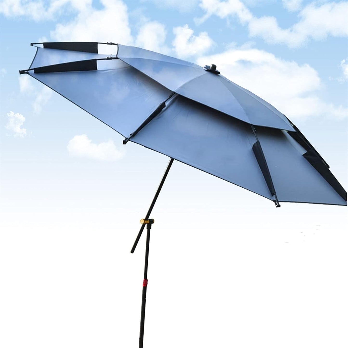 Oversized Umbrella with Height-Adjustable for Gardens and Lawns