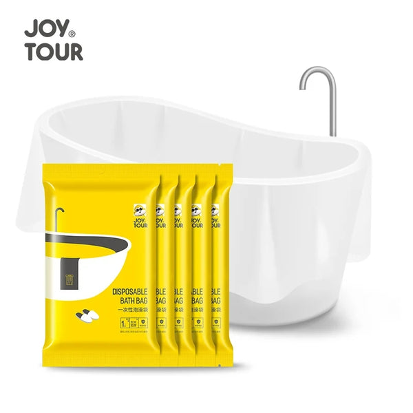 Disposable Bath Bags for Travel and Hotels (Pack of 5)