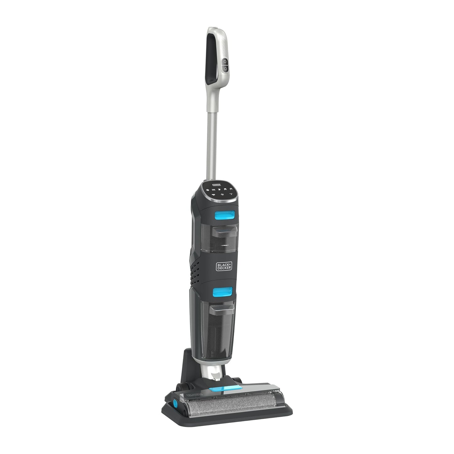 Black & Decker Cordless Wet Dry Vacuum Cleaner and Mop, Vacuum Wash Duo with Self-Cleaning, Edge Cleaning and Digital Display, Space-Saving
