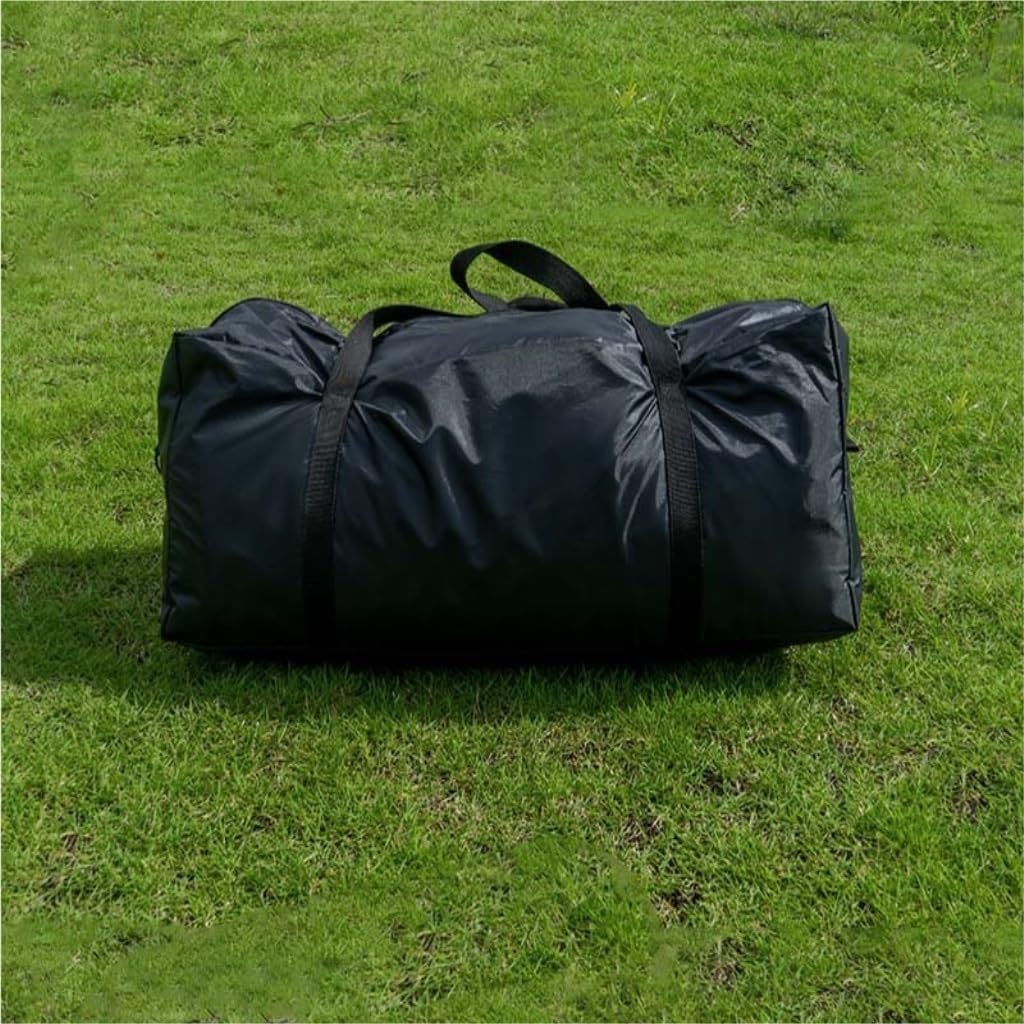 Chanodug 6-8 person Portable Outdoor Weather-Resistant Tunnel Camping Tent with Canopy and Courtyard Design - 415 x 235 × 160 cm