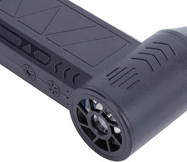 2-in-1 Mini Portable Handheld Turbo Blower & Vacuum with Brushless Motor, Overclocking Speed 130,000 RPM with 3 Speed Modes, Multi-Nozzle Dust Cleaning & Cooling Fan – 5000mAh Battery