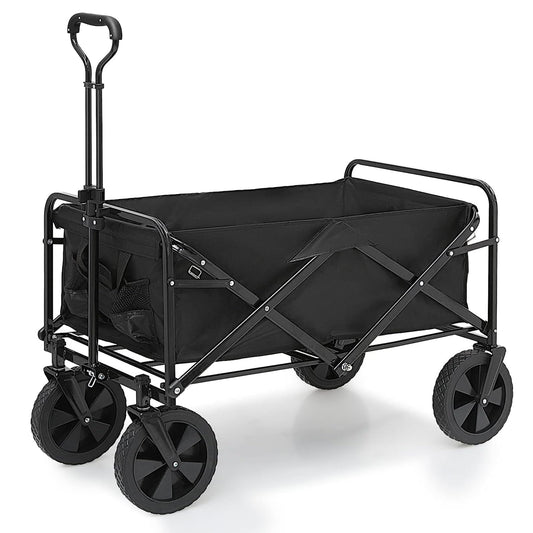 2-in-1 Multipurpose Adventure Utility Trolley with Foldable Table Top for Outdoor & Camping