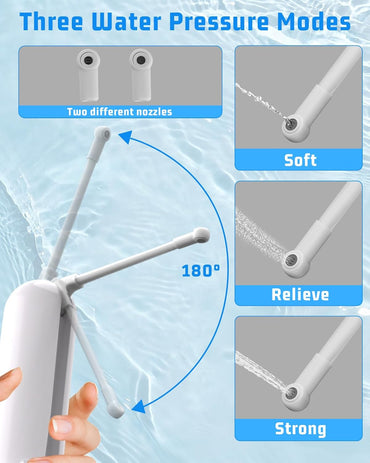 Portable Bidet for Travel with 400ml Bottle, Rechargeable Electric Travel Bidet