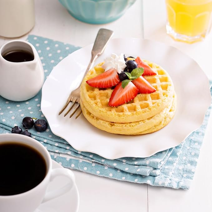 Opal Luxurious 12-Piece Glassware Dessert Plates Set