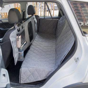 غطاء مقعد سيارة مستر بينات من سلسلة هيوستن للحيوانات الأليفة أثناء السفر، متين ومقاوم للخدش وغير قابل للانزلاق، مناسب للكلاب