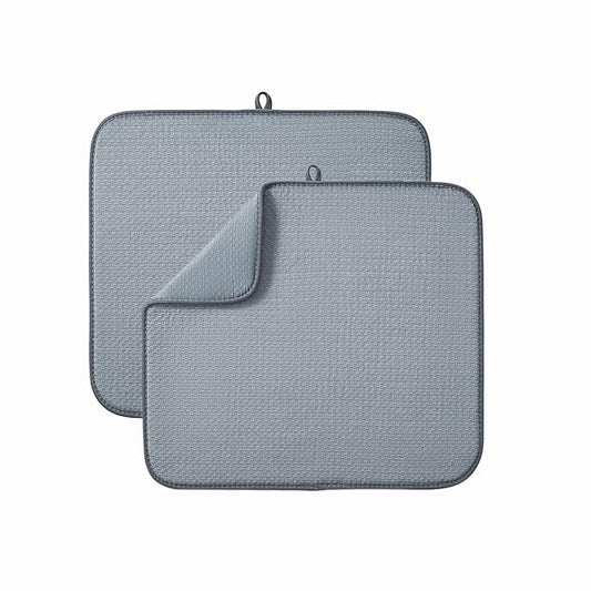 Multifunctional Super Absorbent Kitchen Drain Pad with Dish Drying Rack for Pots, Pans, Dishes, Glassware & Cutlery - 60 x 45 cm