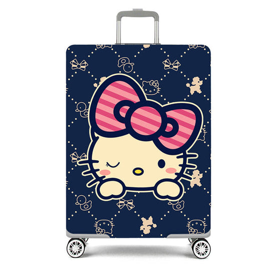 Travel Luggage Cover Spandex Protector For 28" Up To 32" Inch Luggage - Hello Kitty