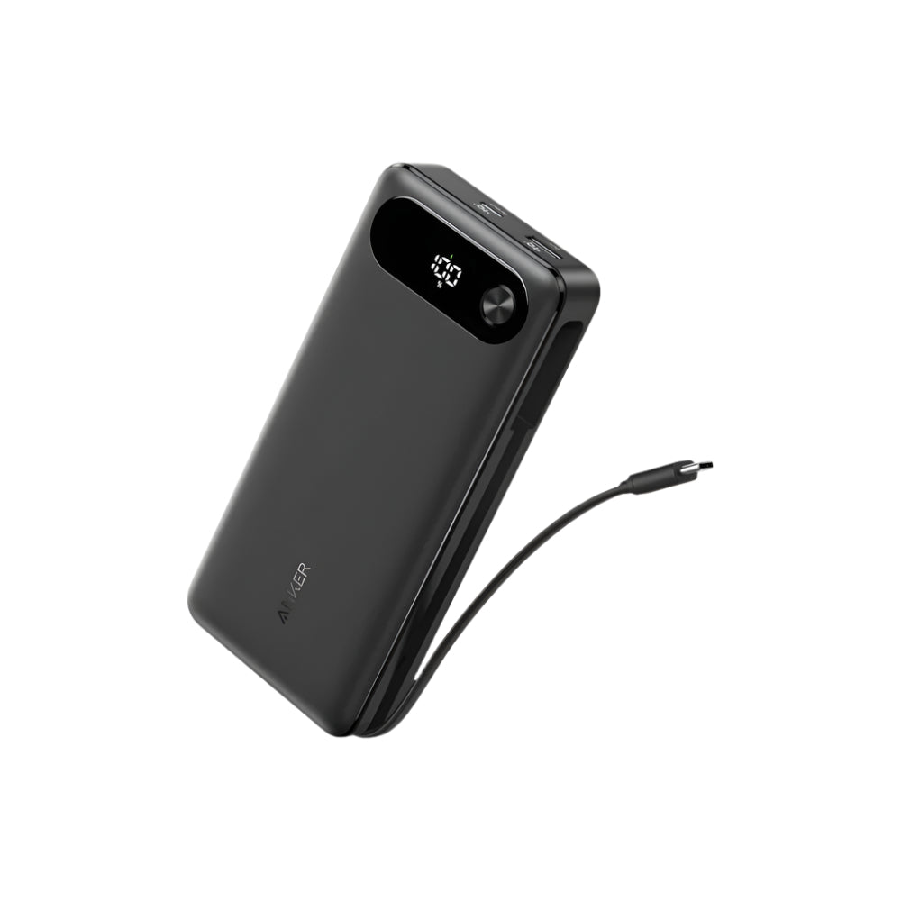 Anker Power Bank (20K, 87W, Built-In UBS-C Cable)