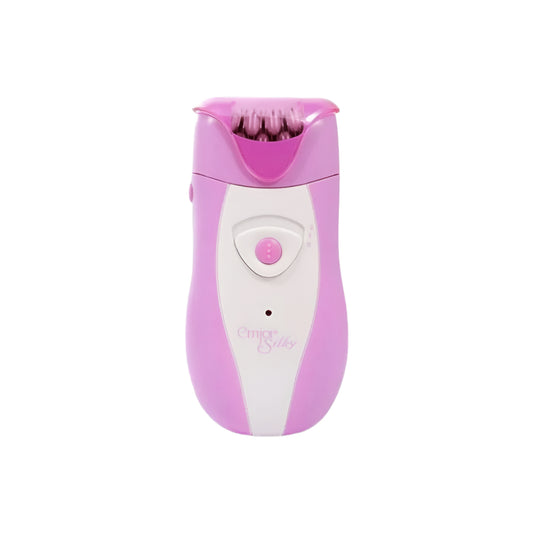 ماكينة إزالة الشعر الكهربائية إمجوي سيلكي ستيل مع 18 ملقط (AP-9PA) - وردي