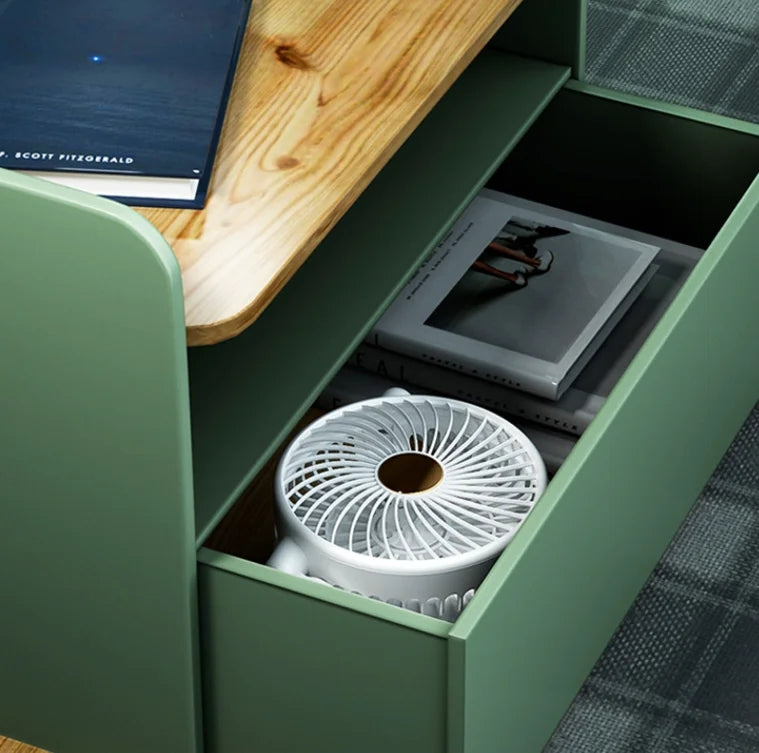 Foldable Rechargeable Desk Fan with Night Light & 3-Speed Powerful Airflow – Wall Mountable & Compact Travel Cooling Solution