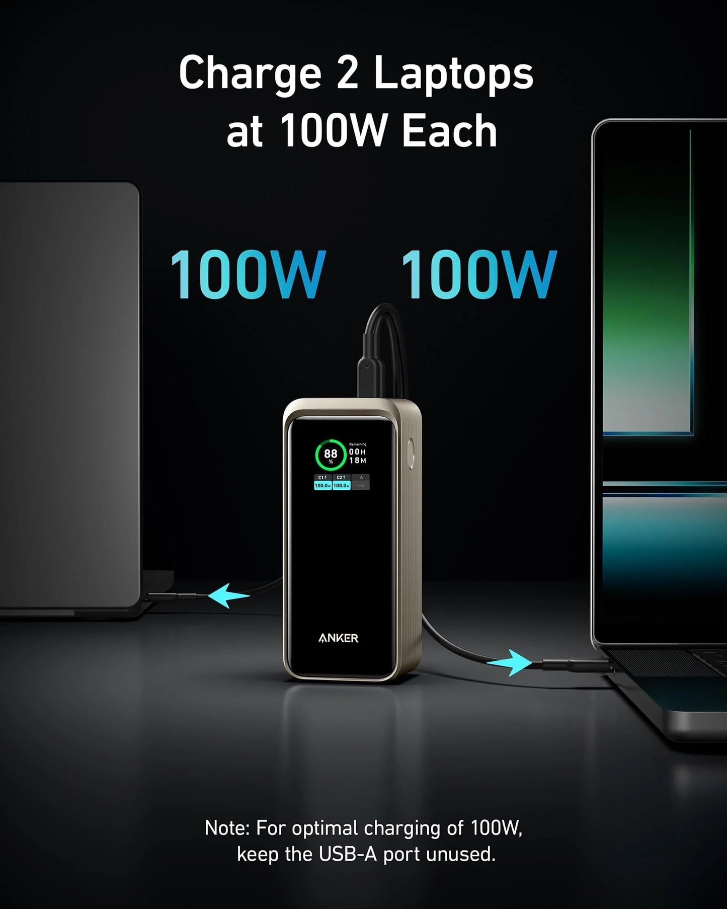 Anker Prime 20,000mAh Power Bank (200W) Series 7 -Golden