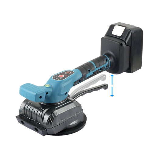 جهاز اهتزاز لاسلكي لوضع البلاط من BOSS مزود ببطاريتين ليثيوم أيون 148 فولت، وضبط اهتزاز بخمس سرعات، وكأس شفط قوي