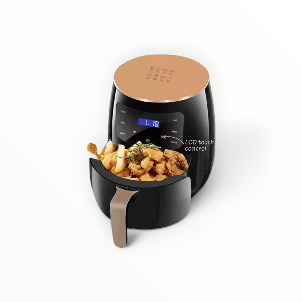 مقلاة هوائية، مع نظام تدوير الهواء السريع، 6 لتر - 2400 واط