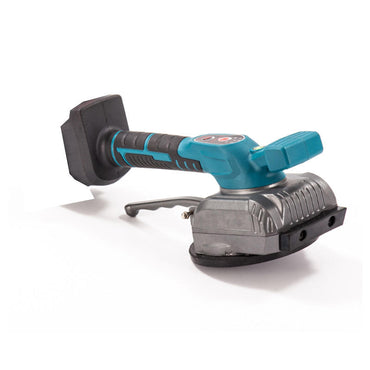 جهاز اهتزاز لاسلكي لوضع البلاط من BOSS مزود ببطاريتين ليثيوم أيون 148 فولت، وضبط اهتزاز بخمس سرعات، وكأس شفط قوي