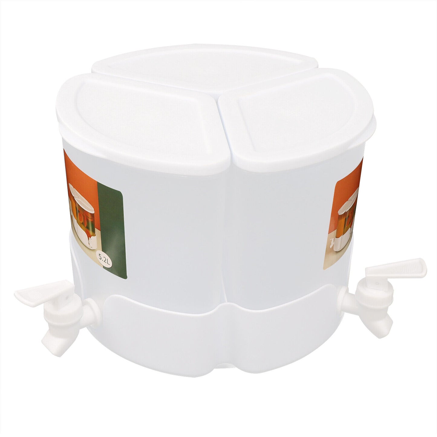 3-in-1 Rotatable Juice & Water Beverage Dispenser