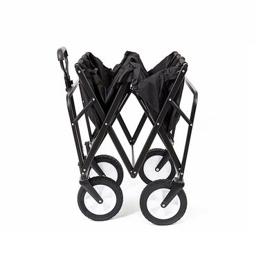 2-in-1 Multipurpose Adventure Utility Trolley with Foldable Table Top for Outdoor & Camping