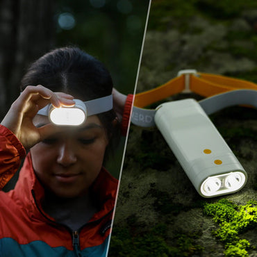 MPOWERD Luci Beam Solar Headlamp&Flashlight - White (Display Product)