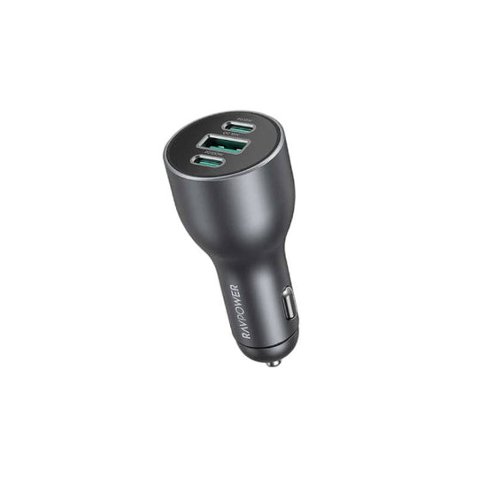 Ravpower 100W Global car charger, 3 ports, RP-VC1011 - Gray