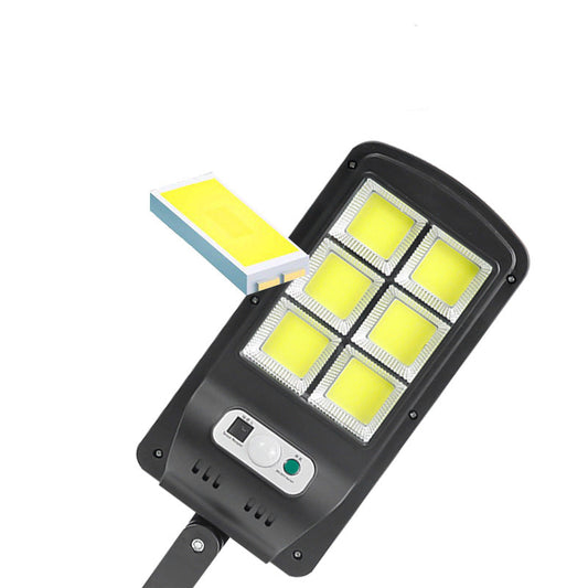 Cross-Border New Cob Wall Light Outdoor Waterproof Human Sensor Light Courtyard Remote Control Integrated Solar Outdoor Street Light