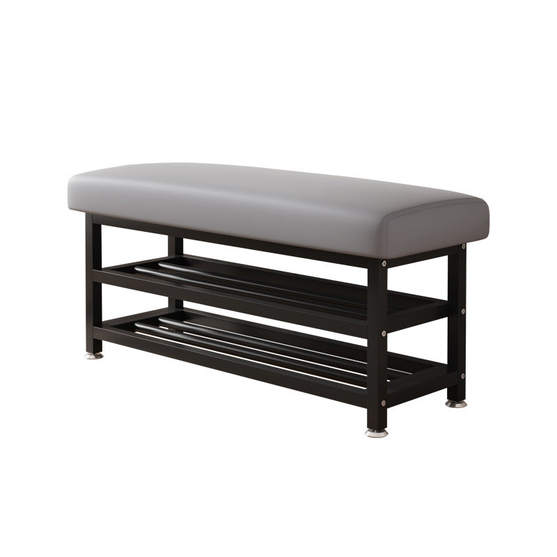 Modern Entryway Shoe Cabinet Bench with Cushion – 80 x 31 x 44 cm