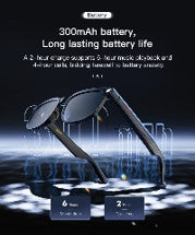 Smart Shooting Glasses Wearable Video Recording BT Audio Call AI Translation Outdoor Smart Sunglasses for Driving