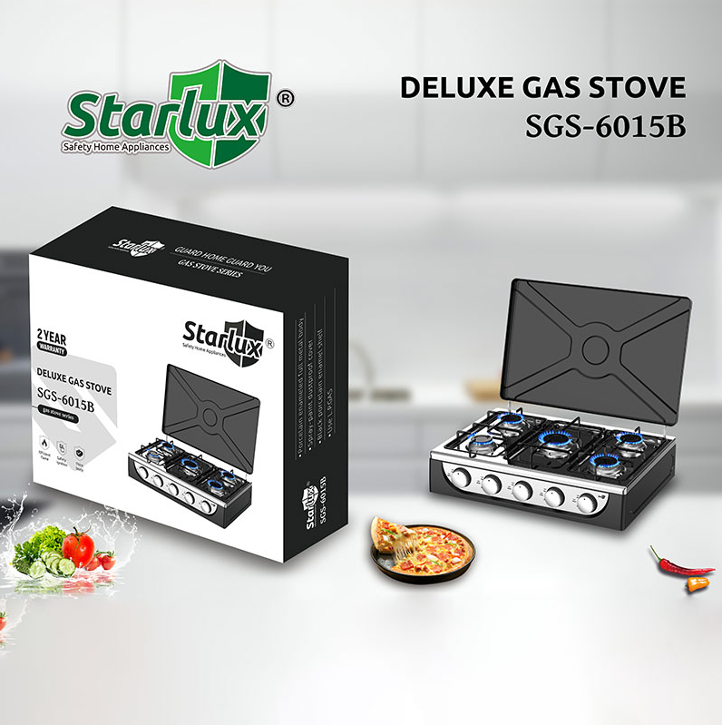 Starlux 5 Burner Gas Stove
