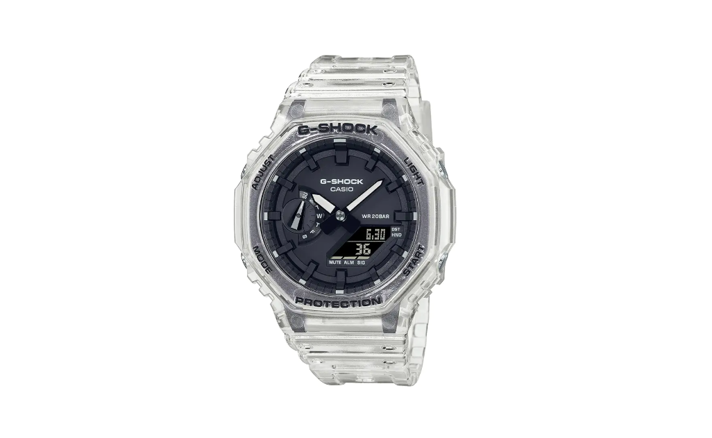 CASIO G-SHOCK TRANSPARENT Men Watch GA-2100SKE-7ADR