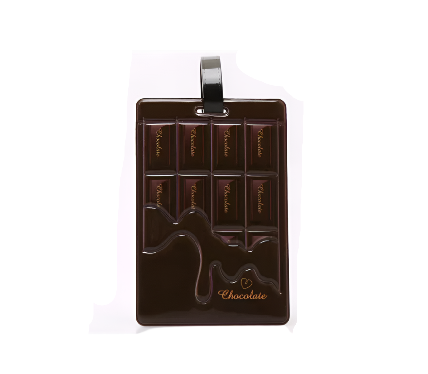 Choco Bar Pvc Luggage Tag