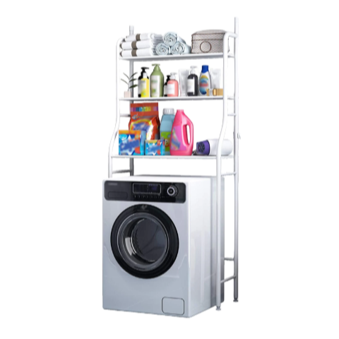 3 Layer Metal Washing Machine Shelf Rack for Storage & Organizing