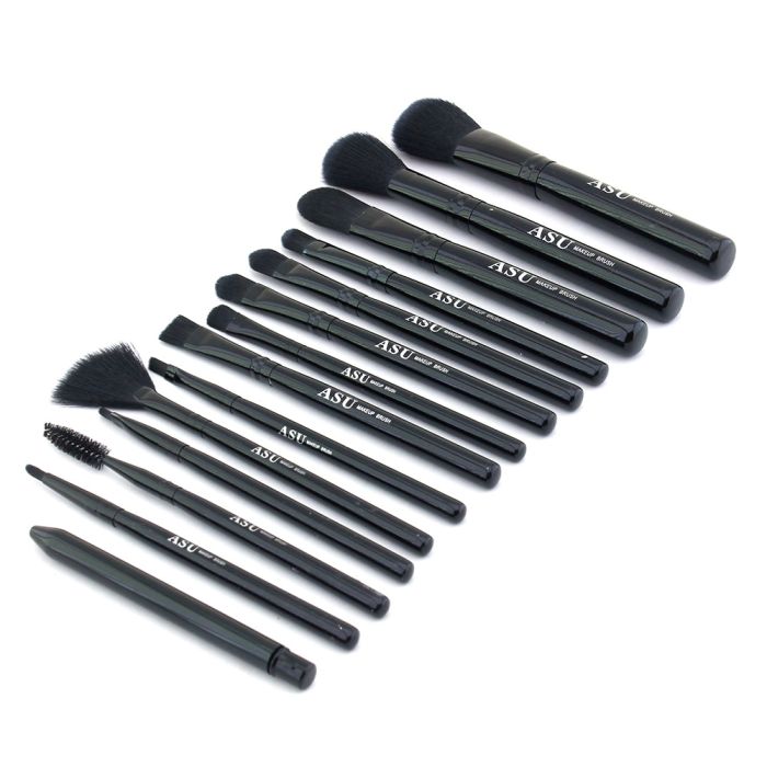 ASU Thai Local Brand Cosmetic Brush Set 14Pcs