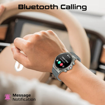 Promate 1.85" Round Screen Fitness Tracker Smartwatch with BT Calling