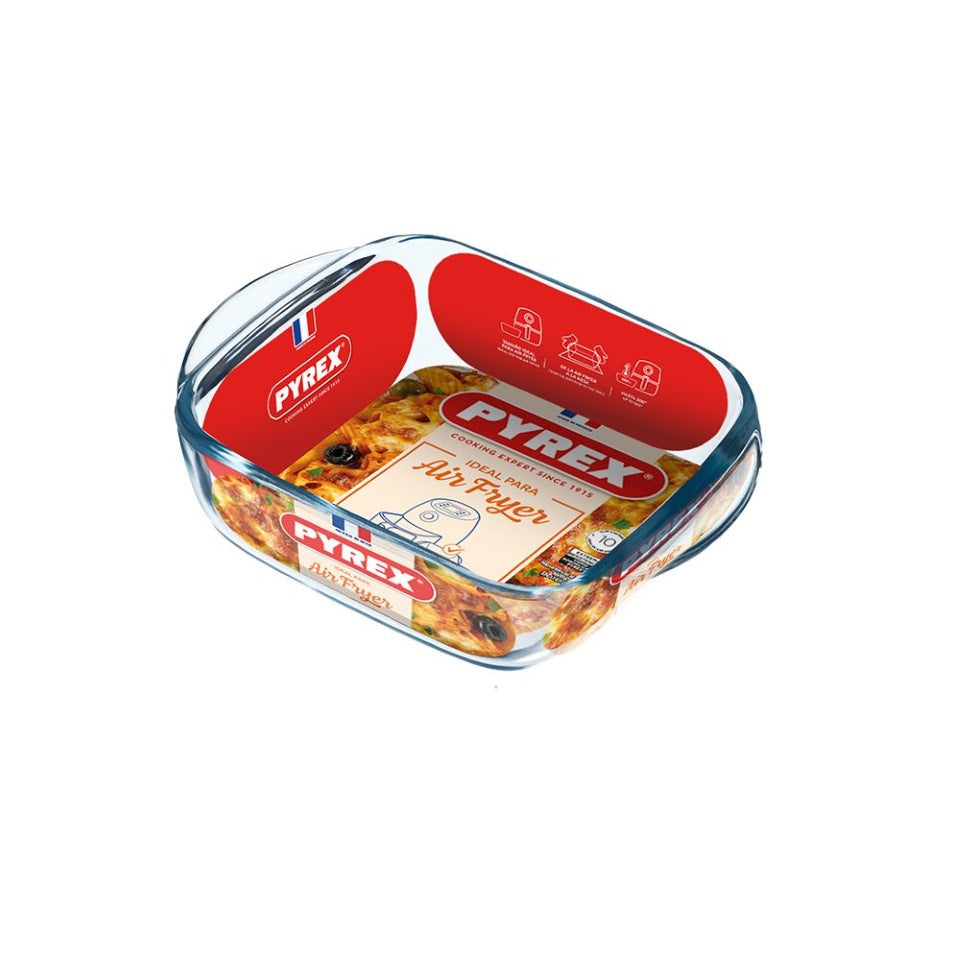 PYREX AIR FRYER SQUARE DISH 1 LT 20x17x6cm AIRFRYERS MODELS ≥ 5,6L