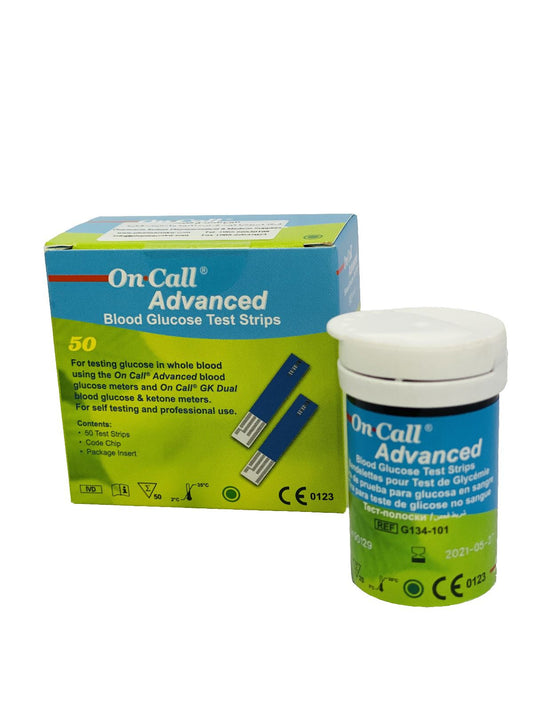 شرائط ON CALL Advanced STRIPS 25 شريطًا / 25 مشرطًا صندوقًا